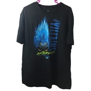 Disney Parks 2019 Villains After Hours Magic Kingdom Hades Black Cotton Shirt XL